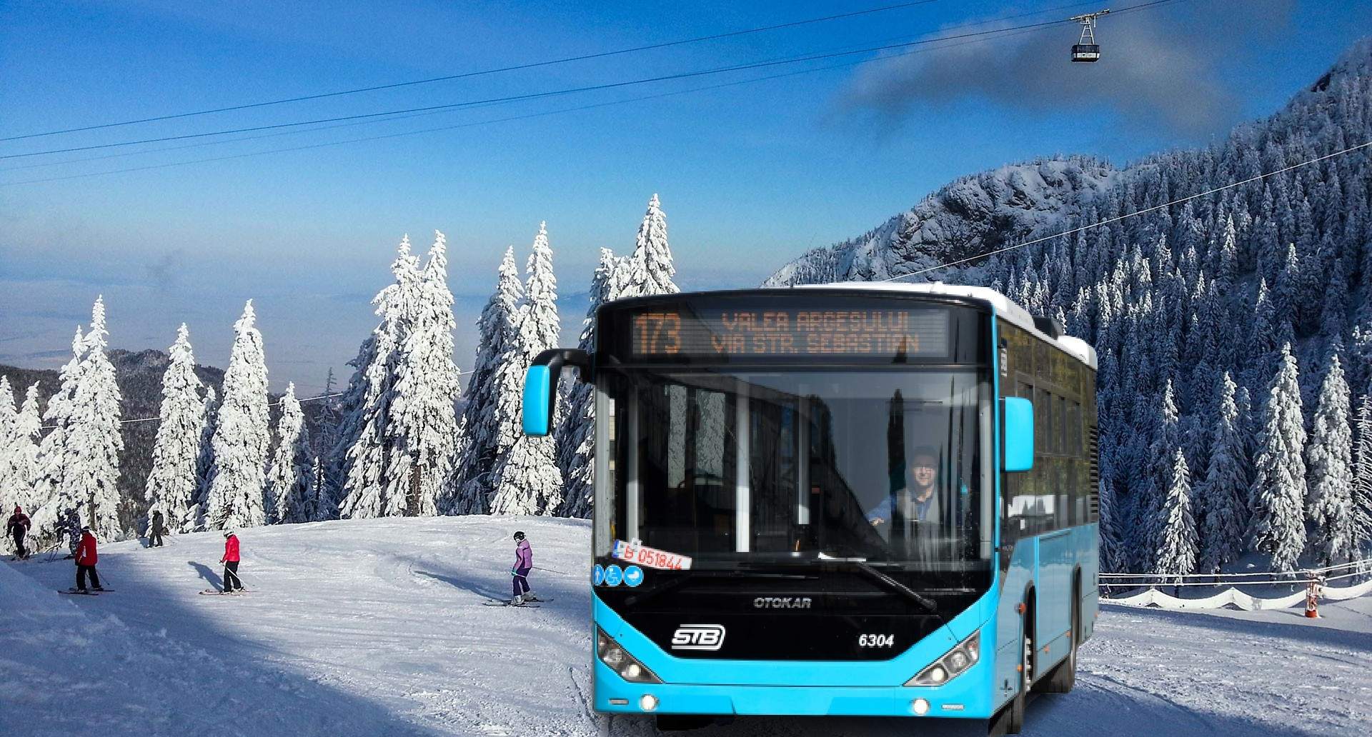 Autobuzele vor deschide ușile doar o dată la trei stații, ca să nu intre frigul