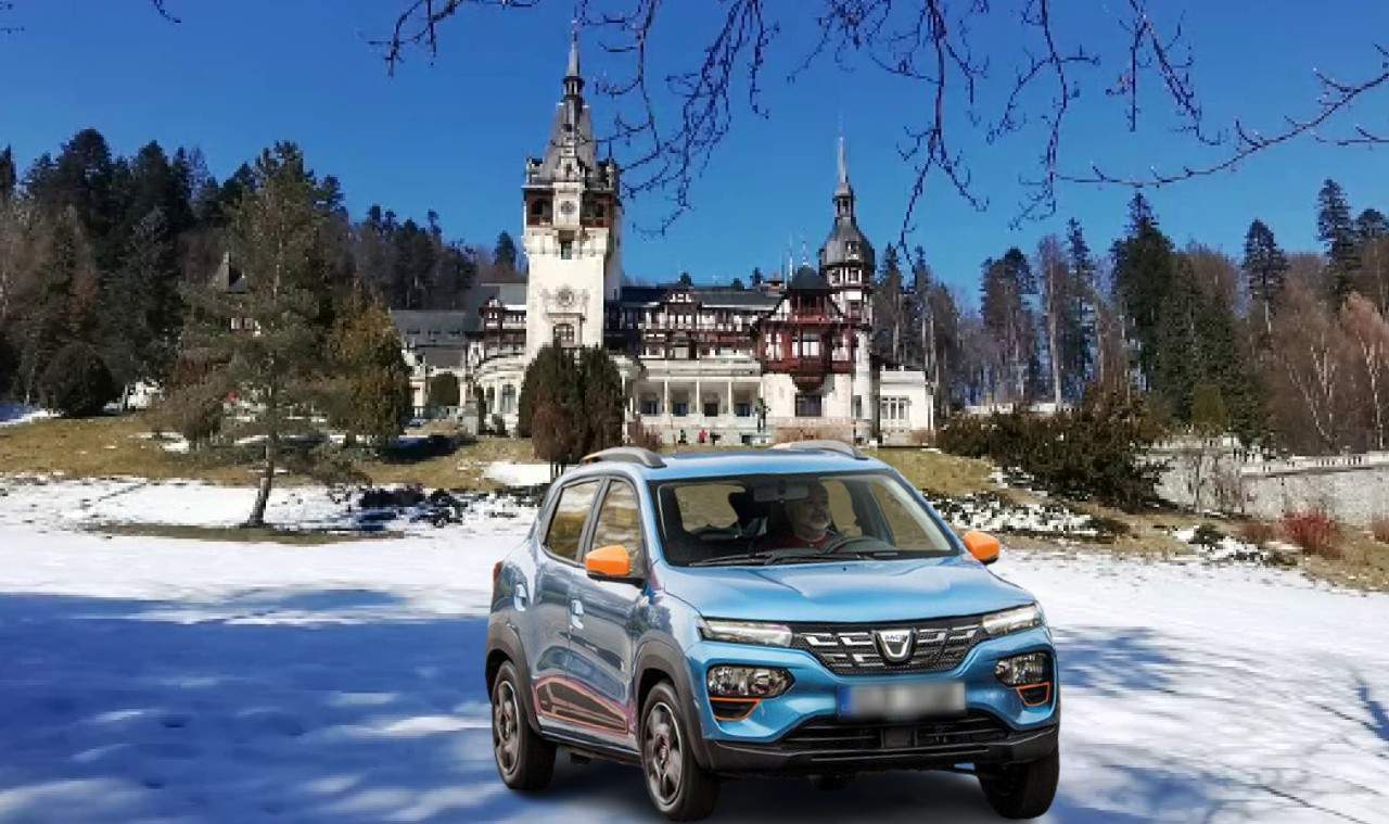 Un bucureștean cu Dacia Spring a reușit să ajungă la Sinaia cu 16 baterii externe