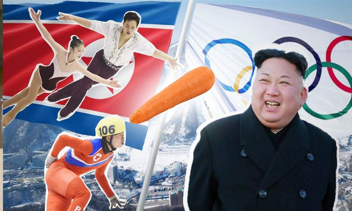 Nordcoreenii, descalificaţi la proba de om de zăpadă după ce au mâncat morcovul
