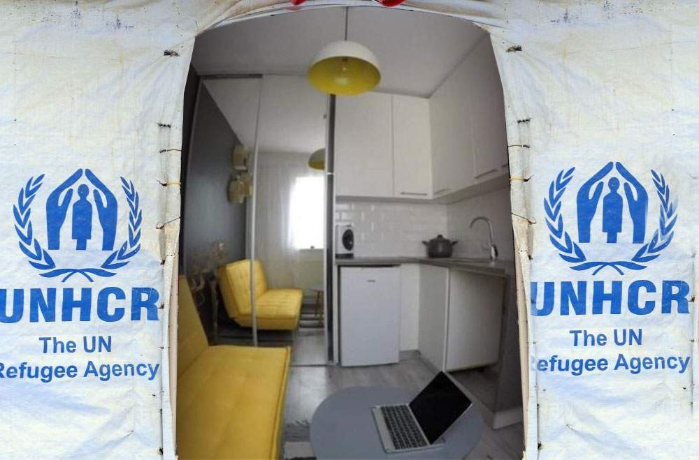 Imagini virale cu o tabără de refugiați de 11 mp din Cluj