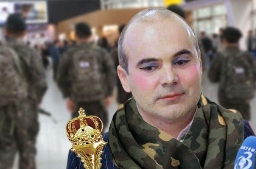 Pregătit de război. Rareș Bogdan și-a pus eșarfa de camuflaj