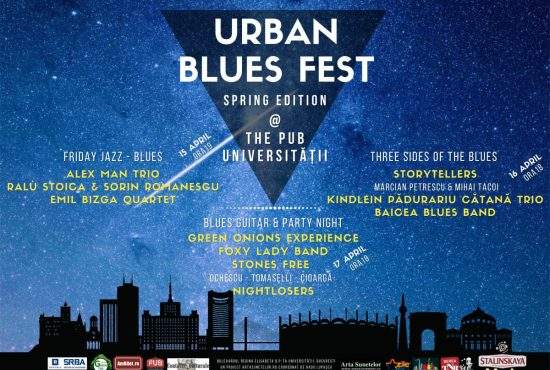 Urban Blues Fest – The Pub Universităţii, 15-17 aprilie 2022