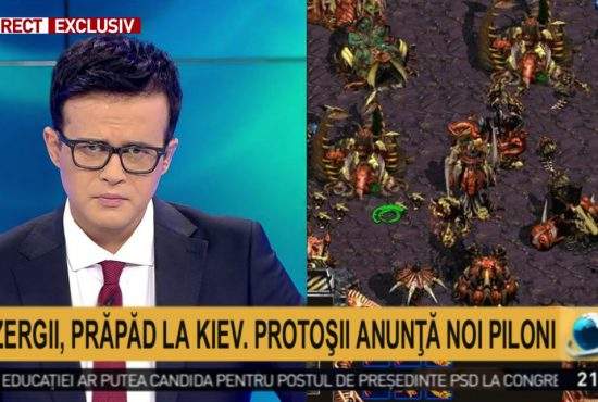 Antena 3 a dat imagini din Starcraft şi susţine că în Ucraina nu-s ruşi, ci zergi