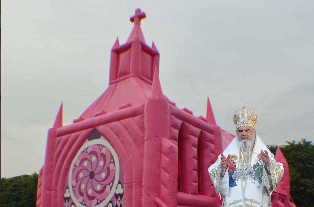 Veşti bune pentru copii! Patriarhul anunţă că va face şi o catedrală gonflabilă