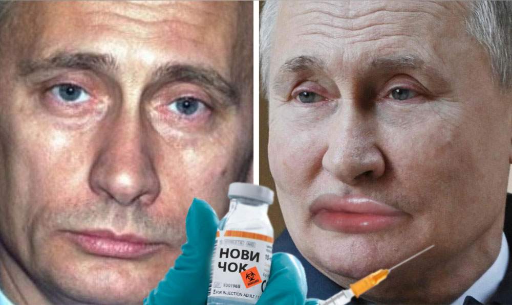 Rusia rămâne fără botox. Putin e nevoit să se injecteze cu noviciok!