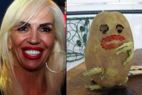 Un țăran se laudă c-a găsit un cartof care seamănă perfect cu Raluca Bădulescu