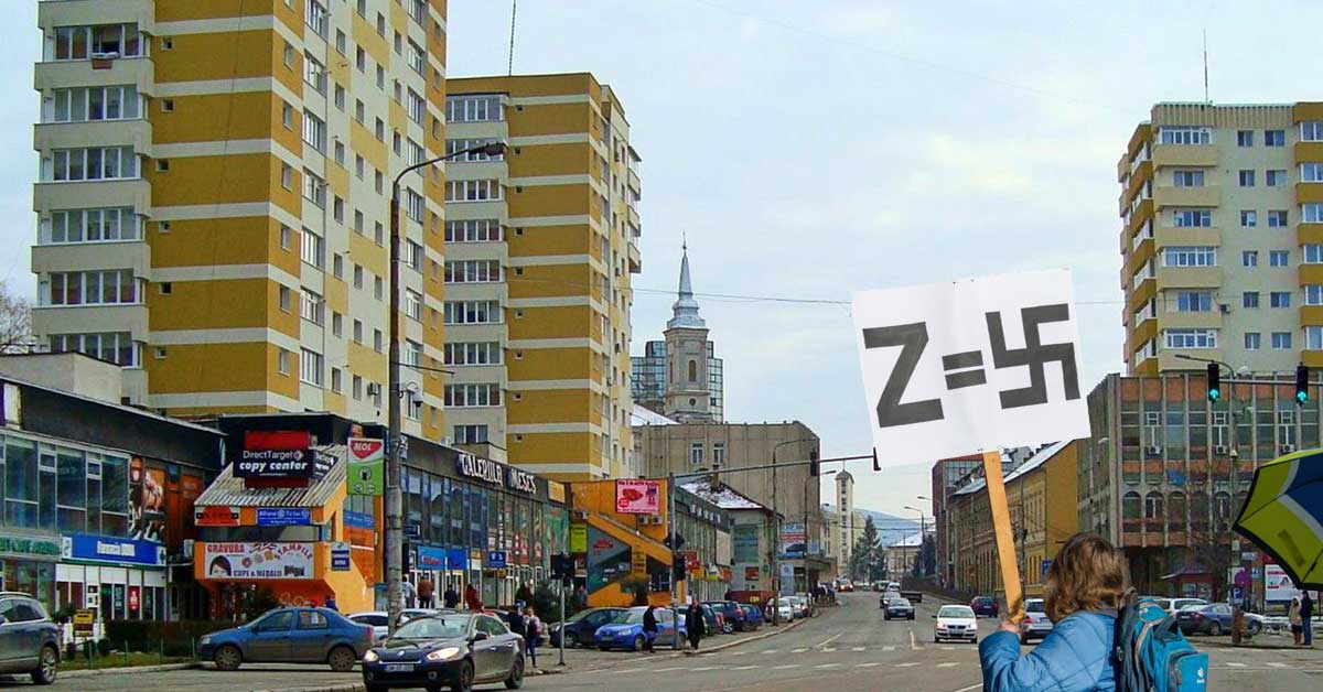 Z-ul putinist, interzis în România! Oraşul Zalău se va numi Şalău. Buzăul devine Bulău