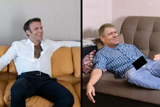 Inspirat de Macron, Iohannis s-a pozat şi el relaxat, cu şliţul desfăcut