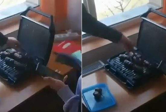 Profesorii acuză elevii care au făcut mici în clasă că le-au furat grătarul din cancelarie