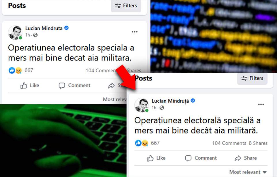 Hackerii ruși au spart Facebookul lui Mîndruță și au pus diacritice la toate postările