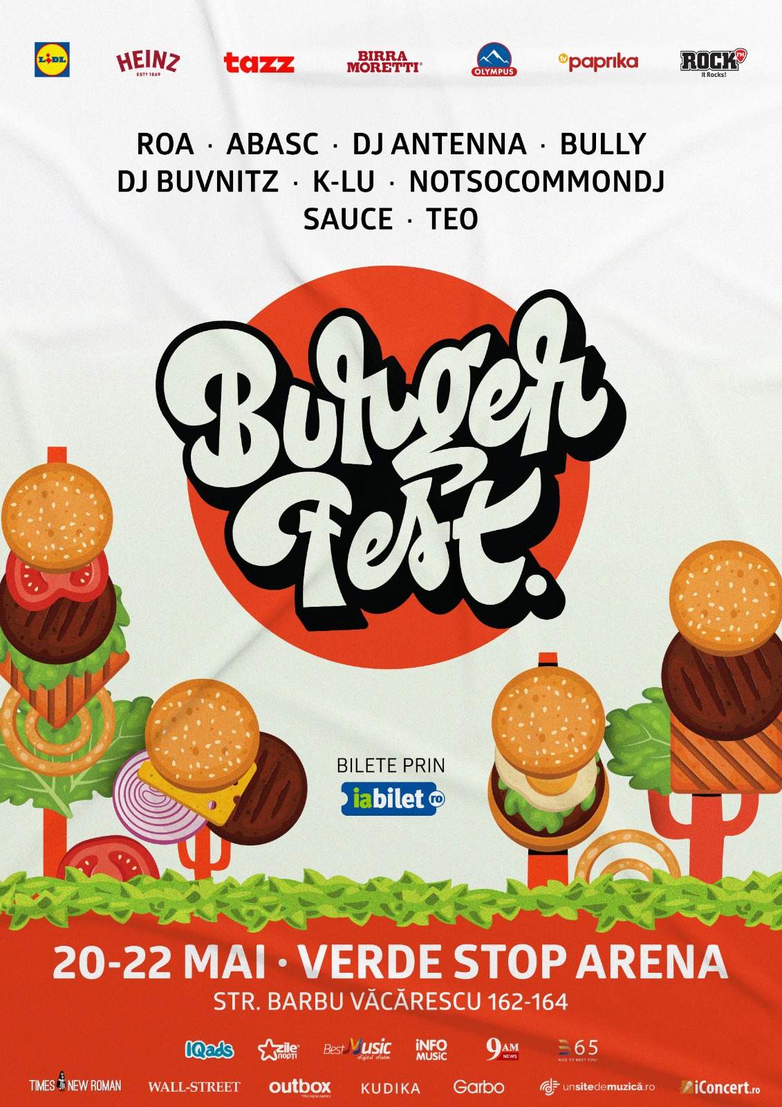 Burgerfest 2022, 20-22 mai, București