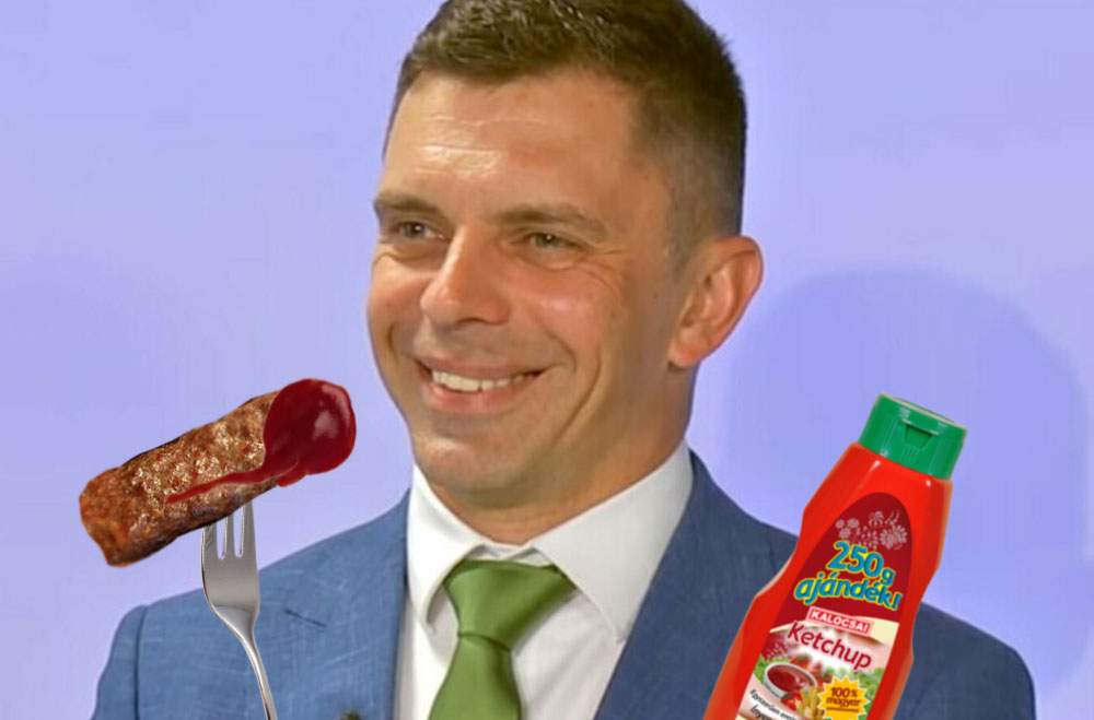 Ministrul Novak, încă un gest antiromânesc: a mâncat micii cu ketchup!
