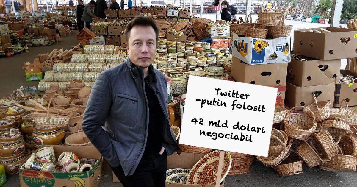 Elon Musk a vândut Twitterul ca să poată să plătească nota din Poiană