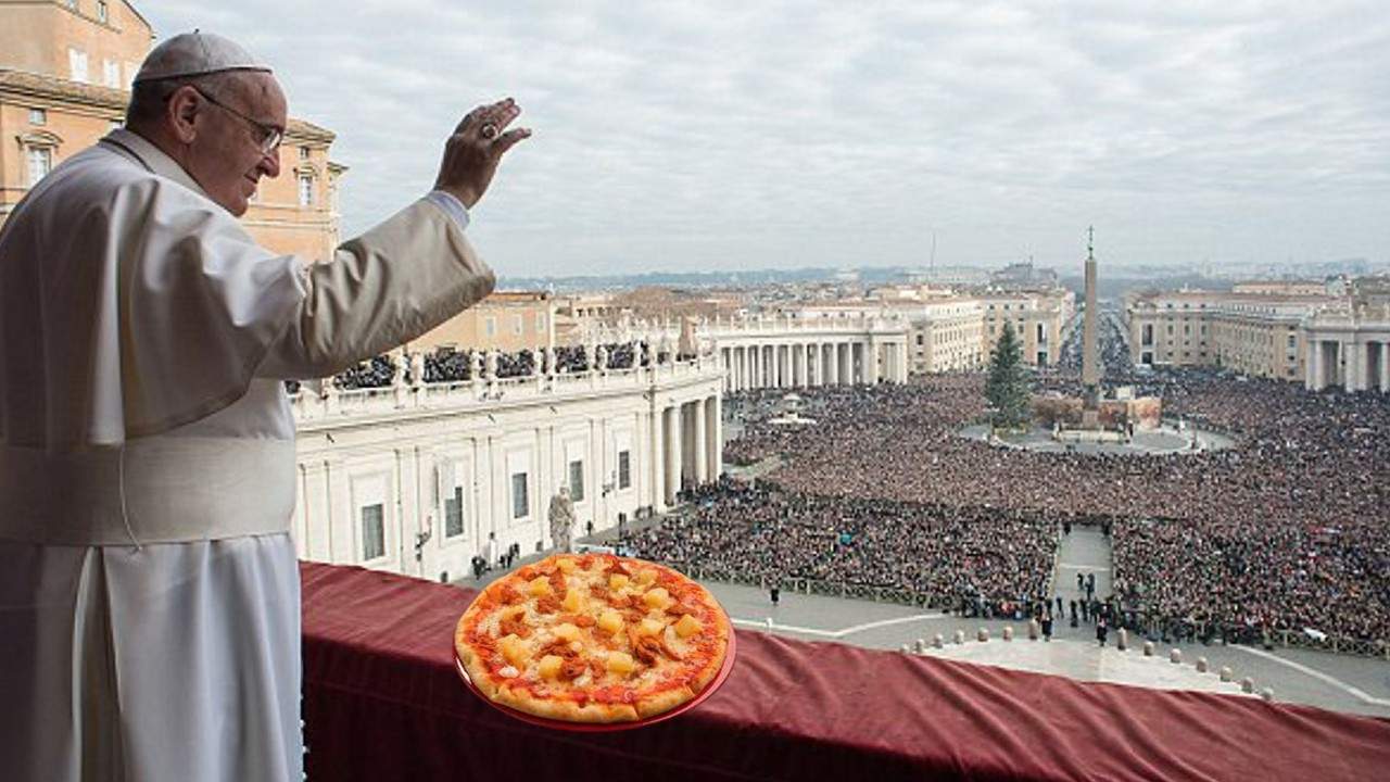 Scandal în Italia după ce Papa l-a reabilitat pe inventatorul pizzei cu ananas