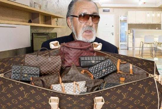 Ion Țiriac are o geantă Louis Vuitton plină cu alte genți Louis Vuitton mai mici