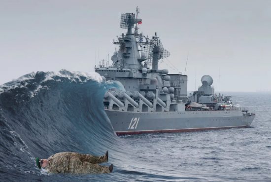 Alertă de tsunami în Marea Neagră după ce generalul rus a căzut peste bord