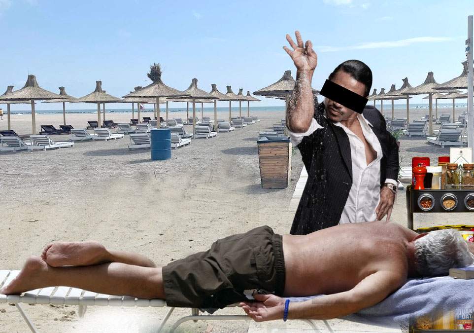 Canibalul din Mediaş, prins când dădea cu sare şi piper oamenii adormiţi pe plajă