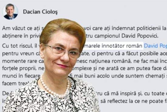 Cioloş, pus la punct de Grapini: “Se scrie înnnot, nu înnot, agramatule!”