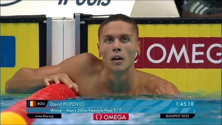 Înotul se desfiinţează oficial după ce David Popovici a luat toate medaliile