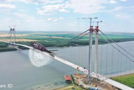 CNADNR: Pe podul de la Brăila va fi pus un mileu și va fi doar pentru musafiri