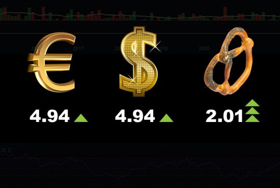 Euro, la paritate cu dolarul. Covrigul vine puternic din urmă