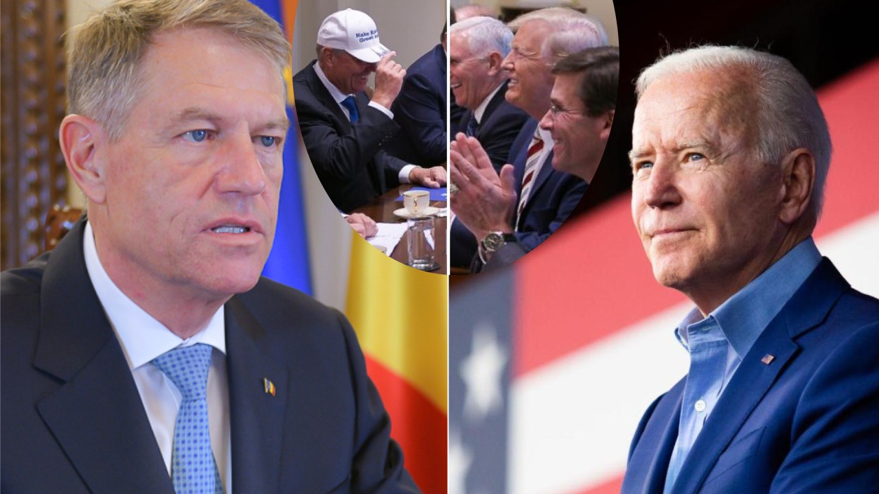 Iohannis, iritat că Biden a uitat din nou să-i aducă o șapcă din America