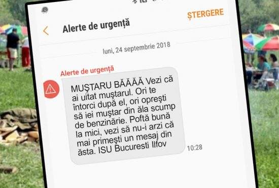 Un român care mergea la grătar a primit pe Ro-Alert că a uitat muștarul acasă