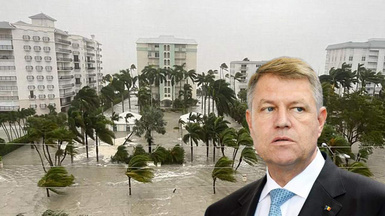 Iohannis a transmis Live din Florida detalii despre uraganul Ian