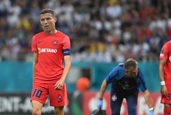 Ronaldo, pedepsit groaznic! A fost trimis să joace două etape la FCSB