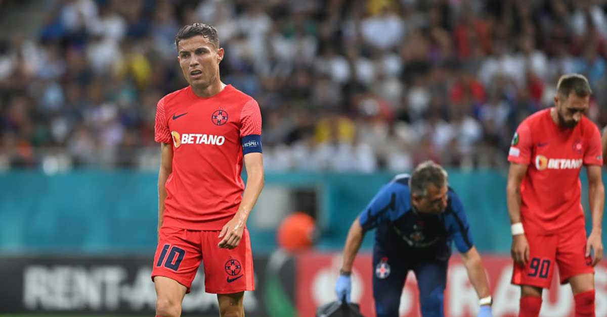 Ronaldo, pedepsit groaznic! A fost trimis să joace două etape la FCSB