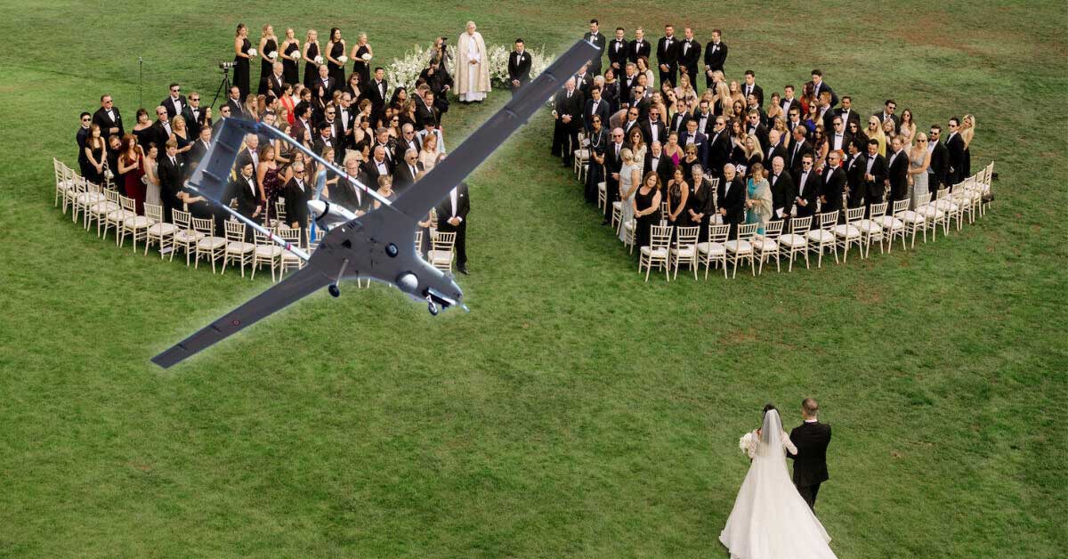 Un general român a folosit dronele Bayraktar ale armatei ca să filmeze nunta fiicei