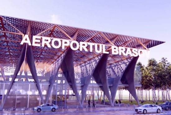 Aeroportul Brașov e gata de inaugurare: s-au adus senvișurile de 80 de lei