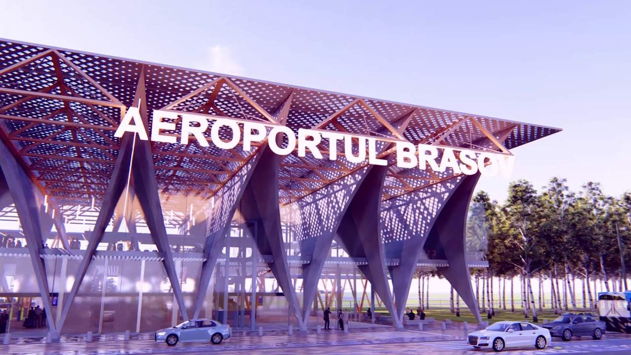 Aeroportul Brașov e gata de inaugurare: s-au adus senvișurile de 80 de lei