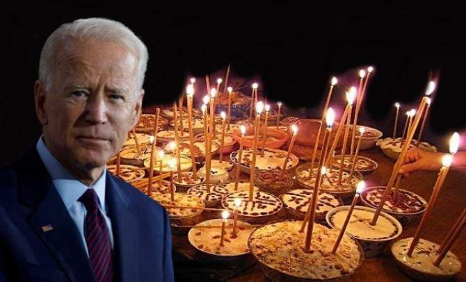 Joe Biden, în putere la 80 ani. A stins dintr-o suflare lumânările de pe colivă