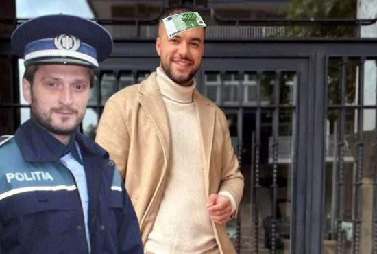 Polițiștii i-au lipit manelistului Culiță Sterp 100 euro pe frunte și i-au dat drumul