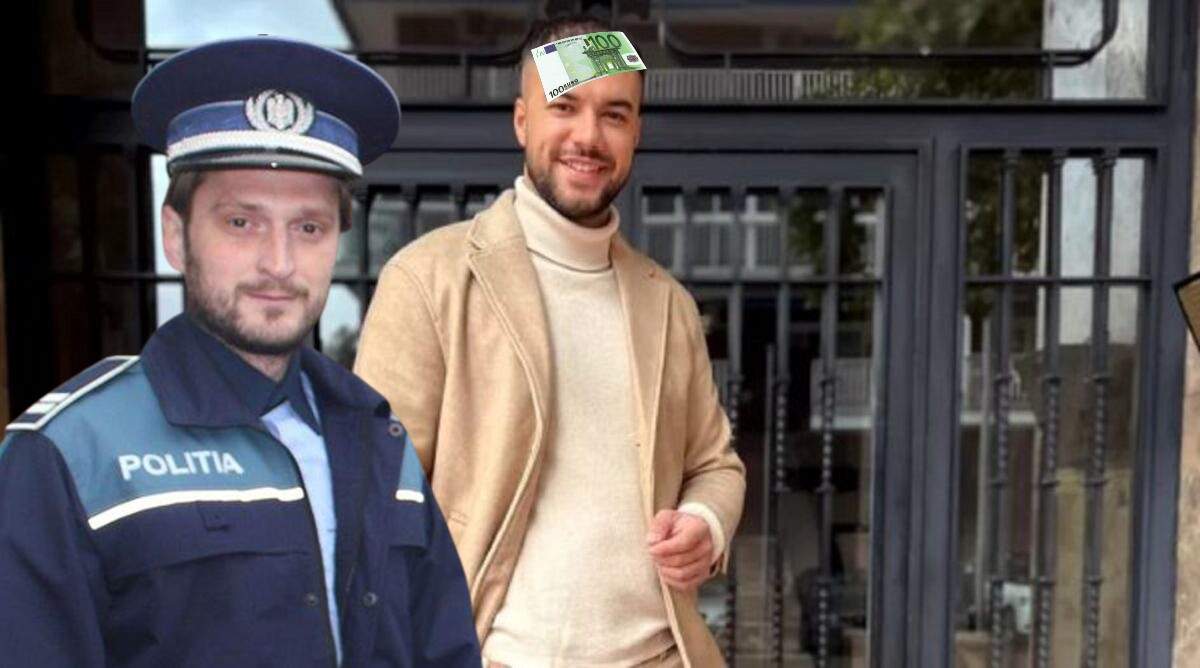 Polițiștii i-au lipit manelistului Culiță Sterp 100 euro pe frunte și i-au dat drumul