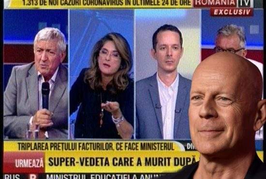 Familia lui Bruce Willis a realizat că are demență după ce l-a prins pe RomâniaTV