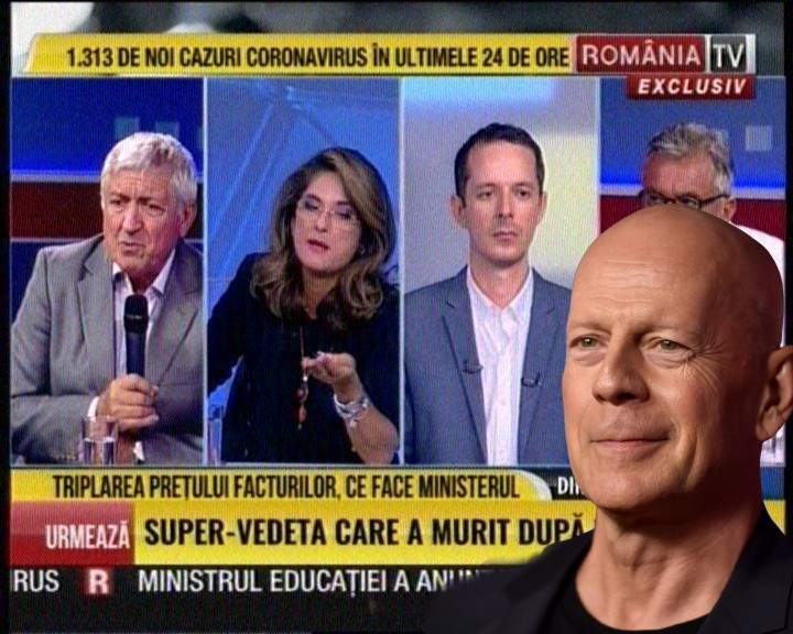 Familia lui Bruce Willis a realizat că are demență după ce l-a prins pe RomâniaTV