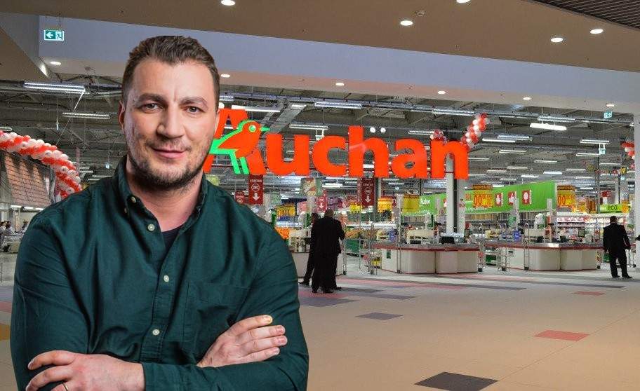 Godină s-a luat de Auchan ca să abată atenția că a uitat să-i cumpere soției ceva de pe listă