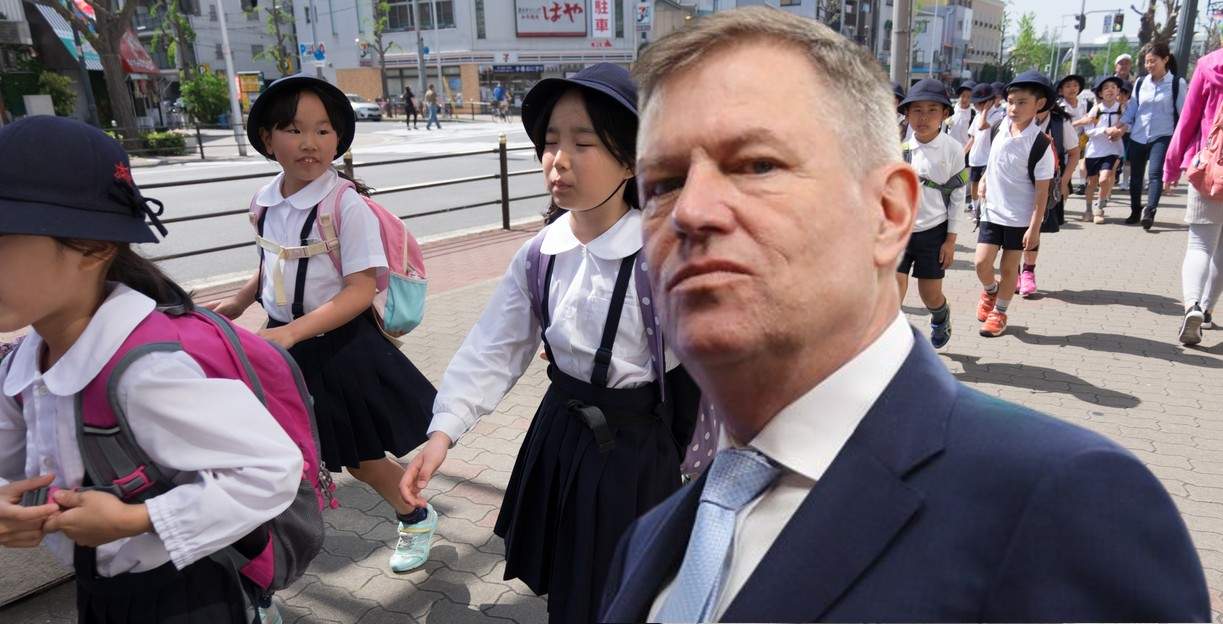 Iohannis a păcălit niște copii în Japonia, le-a dat decorații pe pokemoni