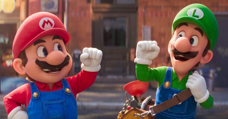 Puhoi de români la filmul Mario Bros, că vor să vadă un instalator