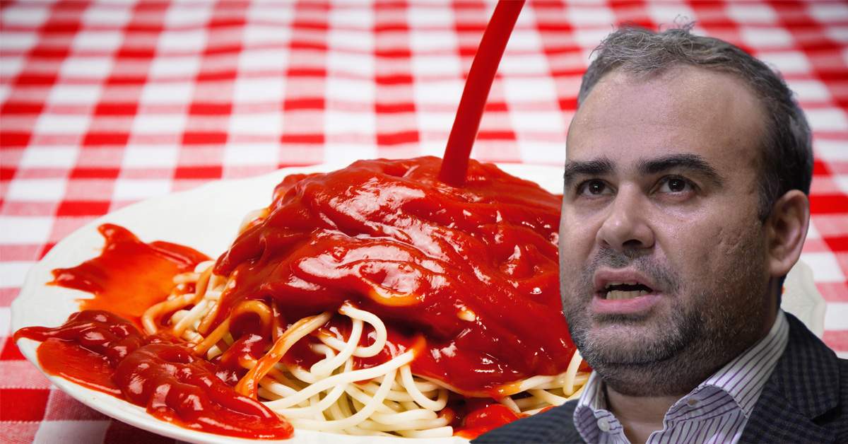 Darius Vâlcov a fost arestat în Italia după ce a pus ketchup pe pastele carbonara