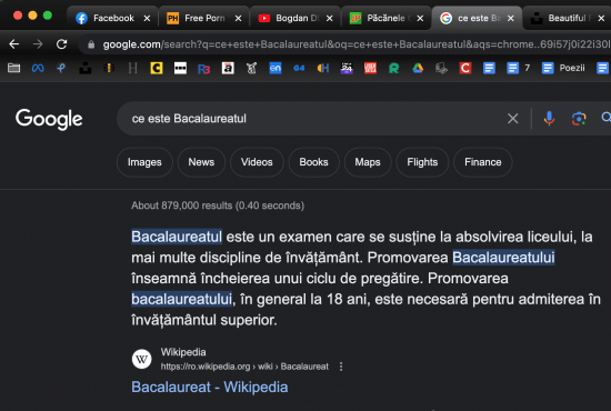 Suspiciuni de fraudă! Aseară s-a căutat pe internet “Ce este Bacalaureatul”