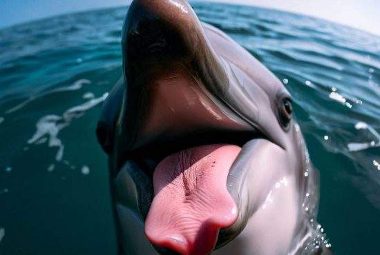 Delfinii, cei mai afectaţi de fecalele din mare, pentru că nu se pot ţine de nas