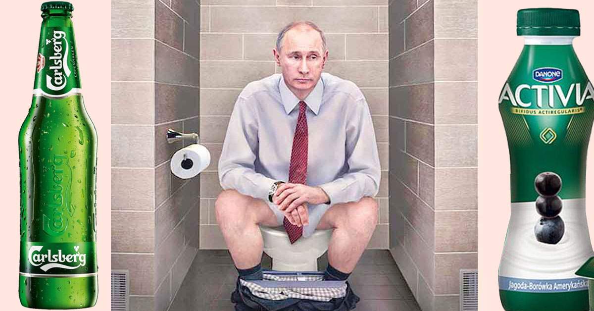 Putin, diaree masivă după ce a preluat controlul asupra Carlsberg și Danone în aceeași zi