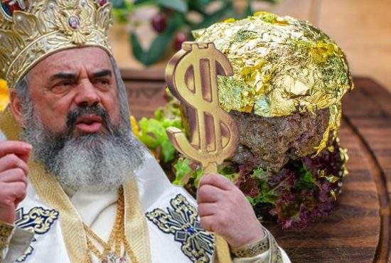 Patriarhul a confiscat burgerii de 6.000 euro, că-i trebuie aurul pentru Catedrală