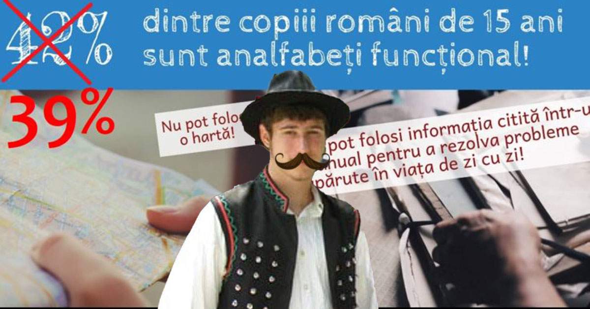 Alarmant! Românii sunt atât de analfabeți încât nu-i mai poți deosebi de unguri