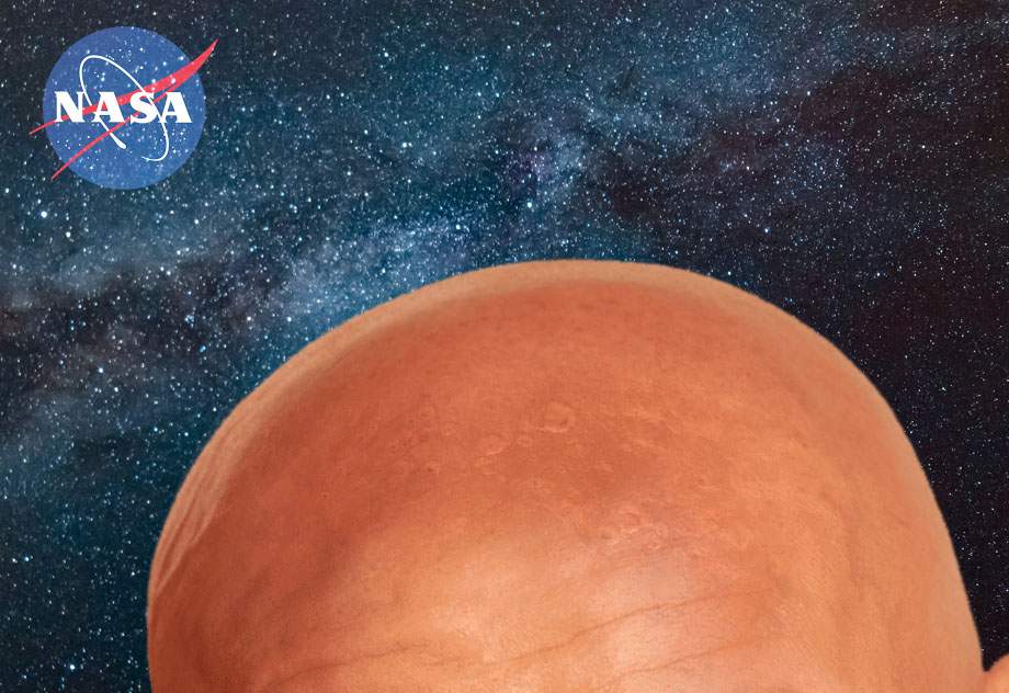 NASA recunoaşte că planeta Marte nu există: „Stătea un chel în dreptul telescopului!”