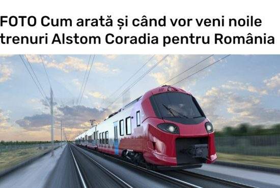 Noile trenuri vor ajunge în țară în 8 ani, că atât fac trenurile CFR care le transportă