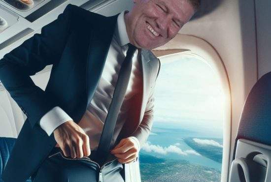 Noi dezvăluiri: Iohannis ar fi închiriat un avion doar ca să se p*şe pe noi